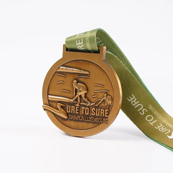 Custom Design Zinc Alloy Medal 3D Award Marathon Running Sport Finisher Medal Custom Metal Trophies Medals Plaques photo-1