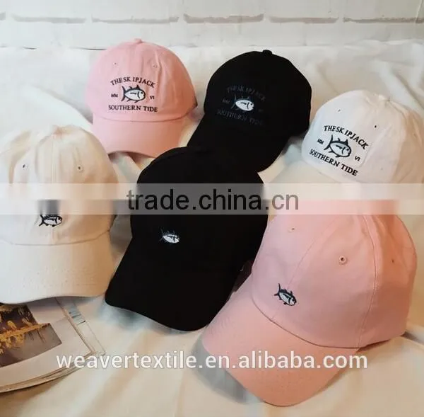 Fish Embroidery Cotton Baseball Hats Ball Caps photo-4