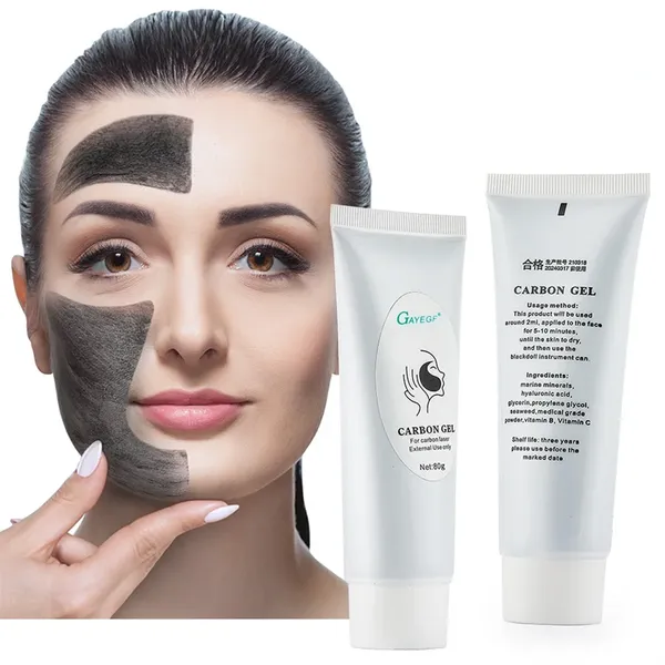 Professional 50ml Carbon Cream Gel for Laser Machine Skin Whitening Deep Cleansing Remove Black Spots NdYAG photo-2