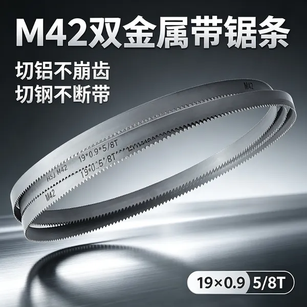 Hongshengjie Dual-Metal Belt Saw Blade: Width 19, Length 2360 – Specialized for Metal Cutting photo-3