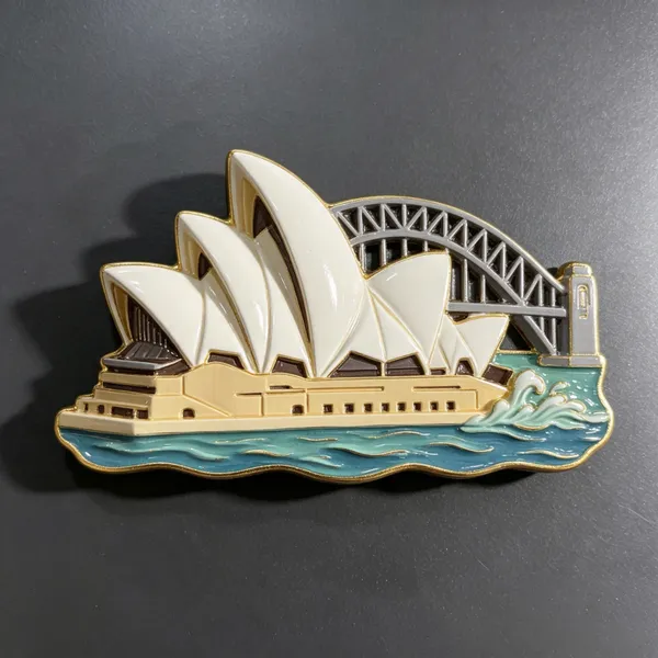 OEM ODM Resin Enamel Refrigerator Magnet World Country Travel Souvenir Metal Enamel Badge Keychain Wholesale photo-2