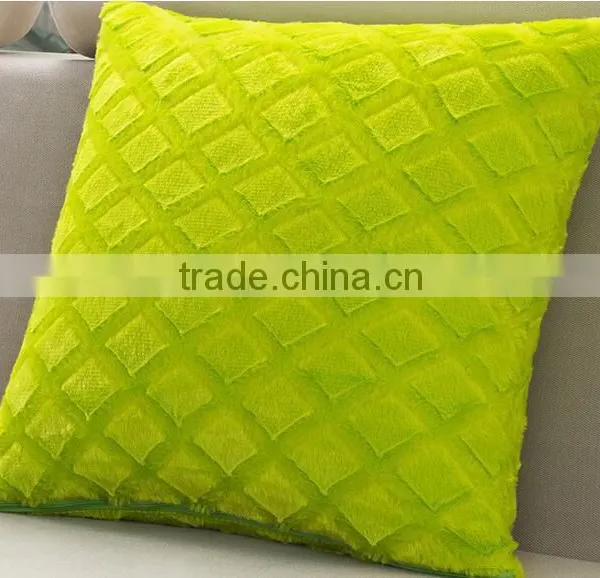 High Quality Plaid Plush Cushion for Car , Seat ,home Decoration