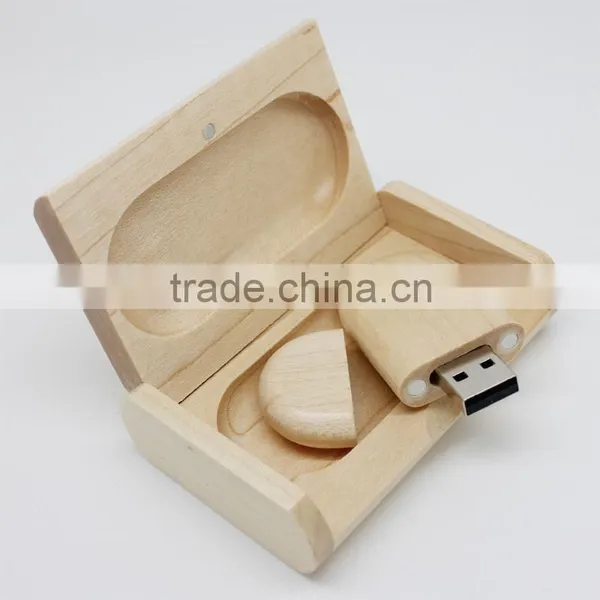 Light Micro Usb Disk Wooden 32gb photo-3