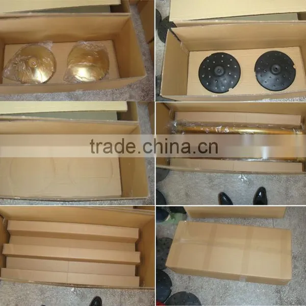 Brass Crown Rope Stanchion With Cement Base photo-5