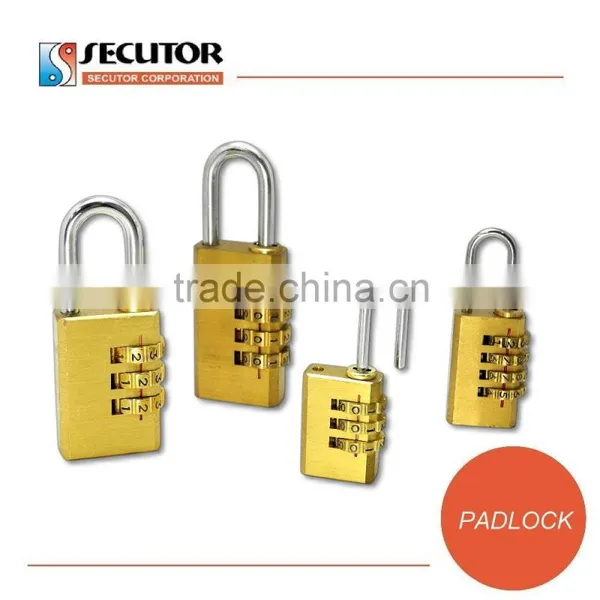 Security 4 Digit Resettable Briefcase Combination Padlock
