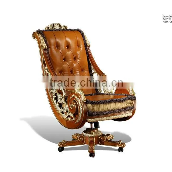 European Style Classic Style Secretary Desk Chair Study Room and King Cabinet and Study Room Wallpaper photo-3