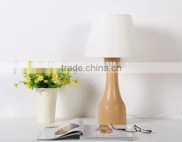 LED Wood Table Lamp LED Wood Table Light JK-879-14 Wooden Base for Table Lamps Holder photo-4