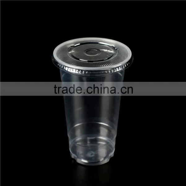 700ml PET and PP Transparent Disposable Plastic Cups With Dome and Flat Lids photo-5