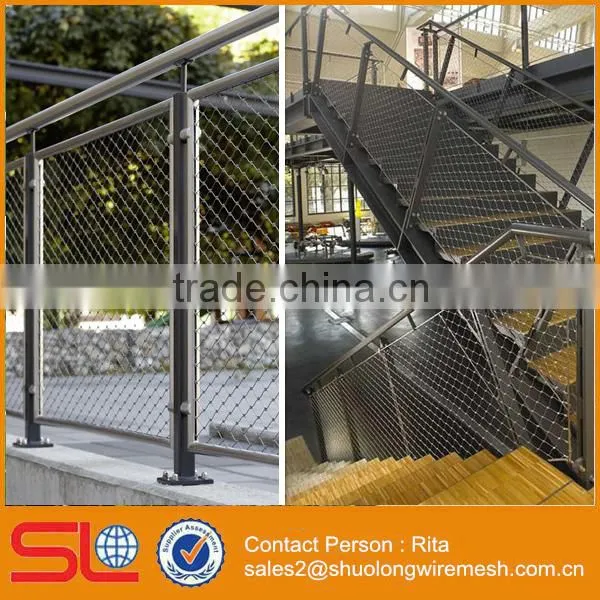 Stainless Steel Wire Rope Stair Mesh for Protection photo-2