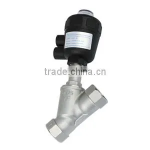 JZF Series 2/2 Way Poston Operated Angle Seat Valves Solenoid Valve Water Valve