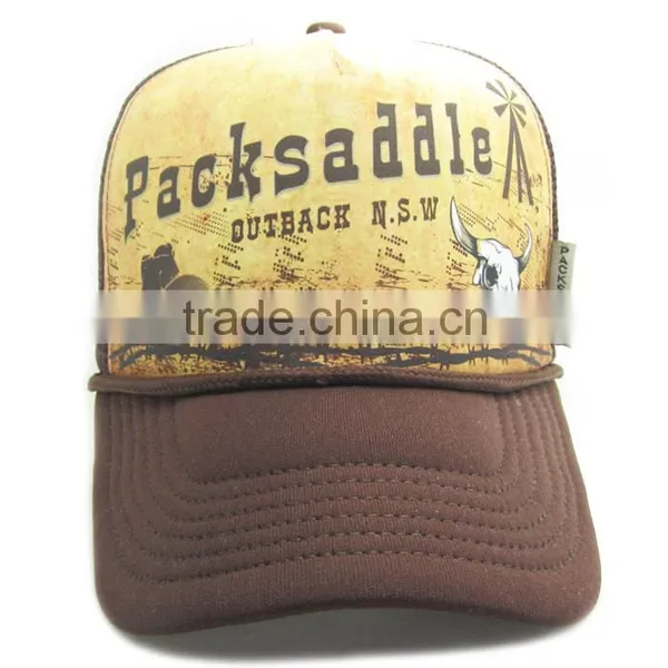 Printed Design Customize 5 Panel Mesh Trucker Baseball Cap and Hats photo-2