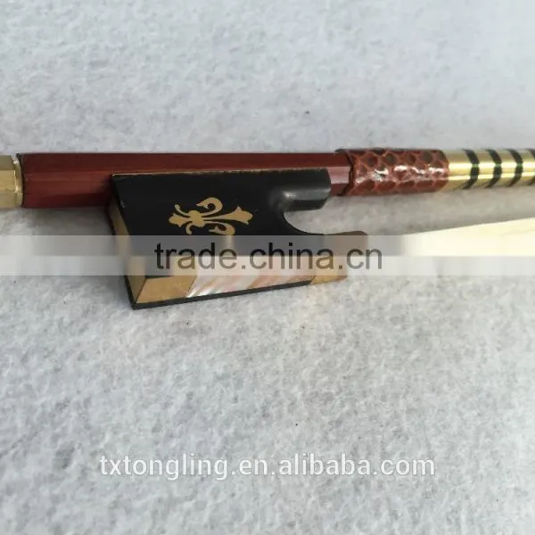 Sliver Flower Violin Bow Hair Colored Cello Bows photo-3