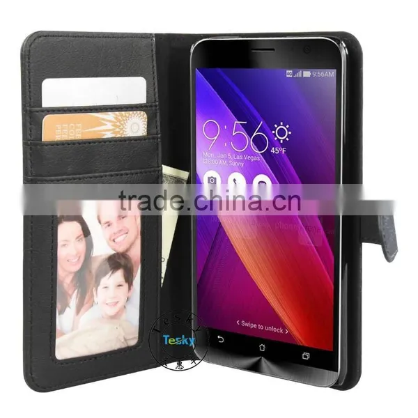 for Asus Zenfone 2 Case Wallet pu Leather Mobile Phone Case