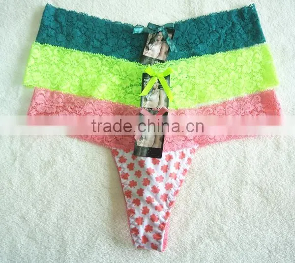 Panties Supplier Cotton Sexy Thongs for Women photo-3