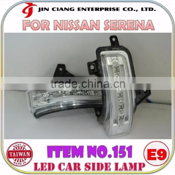 Body Kit Side Mirror Light FOR NISSANN SERENA C26 LED REAR SIDE LAMP photo-5