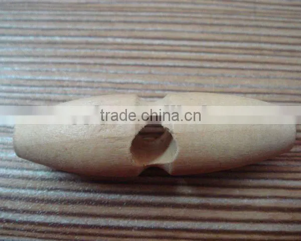 40mm New Style Natural One Holes Natural Wood Horn Button