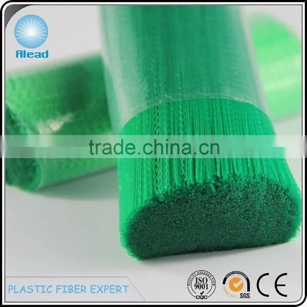 Shiny Dark Green Transparent Crimped pp Brush Bristle pp Wire photo-2