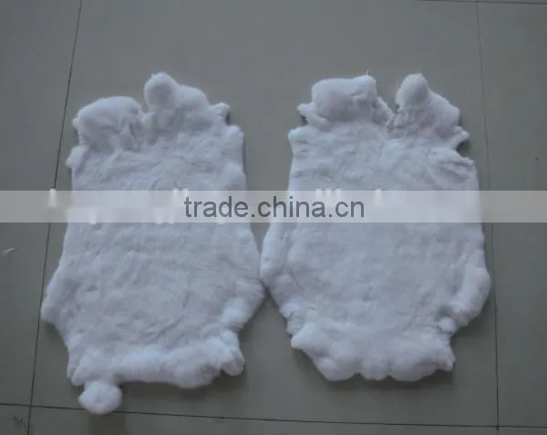 High Quality White Rex Rabbit Skin photo-3
