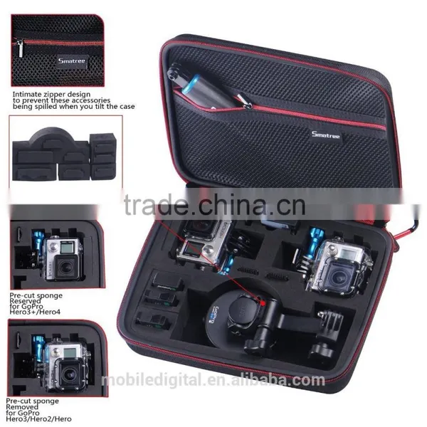 Smatree G260sl Large GoPro Case for Gopro Hero4 Accessories (10.6" X8.3" X2.8") photo-4