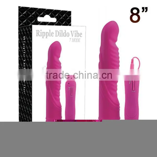 8.0 Inch 7 Mode Ripple Dildo Vibe Anal Dildo Rippled,huge Free Power Dildo Vibrator photo-2