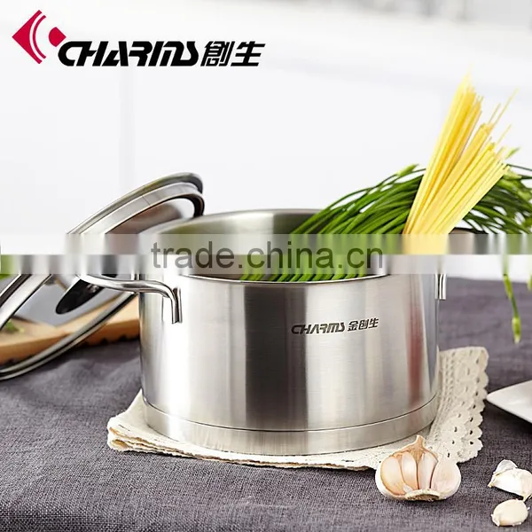 Tri-Ply Base Covered Stock Pot Stainless Steel 18 / 8 photo-3