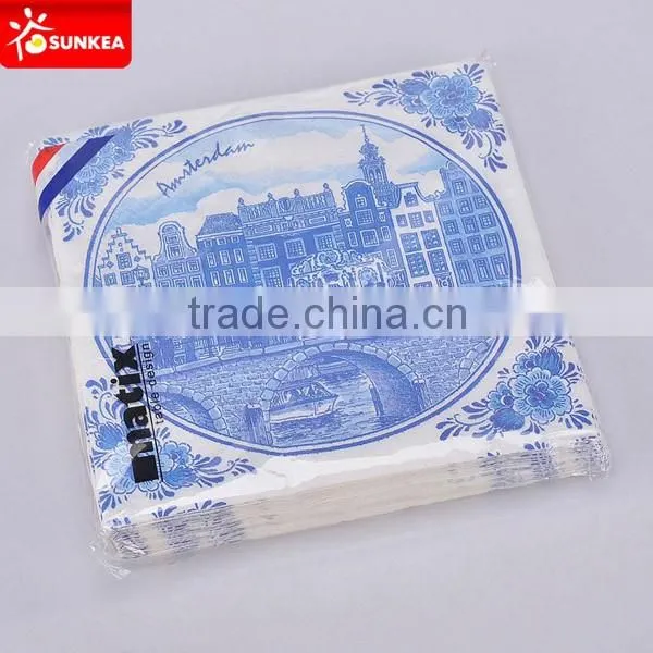 Colour Printed 9 Inch Paper Tissue photo-2