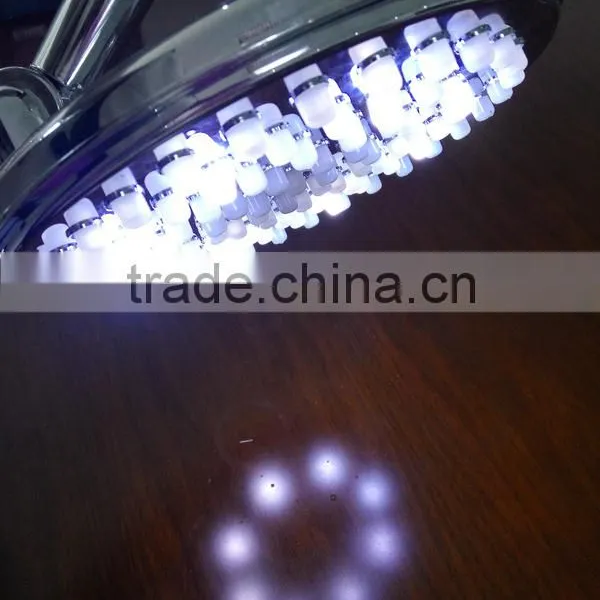LED Light Fainfall Hand Shower Head With Rotated Shower Arm Temperature Control Shower Heads photo-3