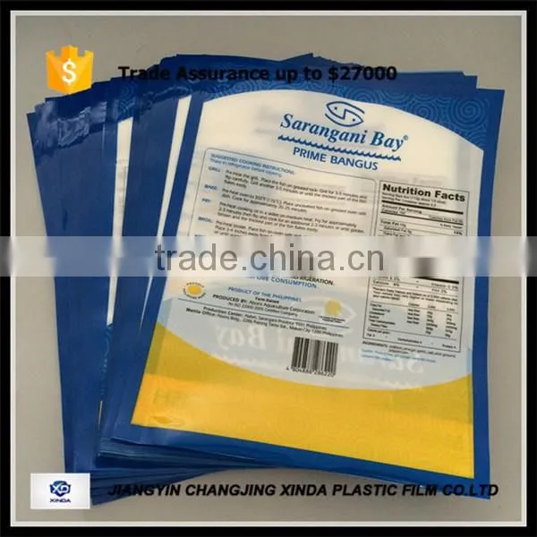 Food Packaging Bag for Sea Food,Vacuum NY/PE Bag for Frozen Fish