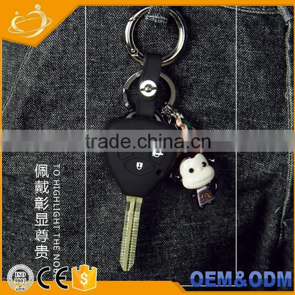 Beautiful Shape And Artful Design, Easy To Take With Silicone Car Key Cover Keychain For Toyota photo-6
