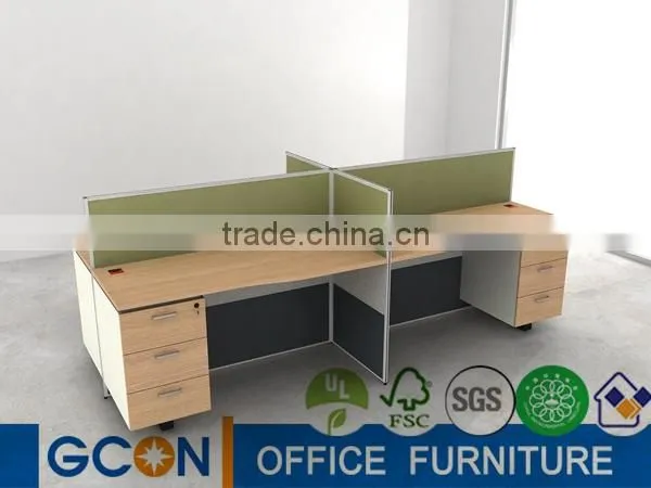 4 People Seat Cubicle Office Workstation photo-3