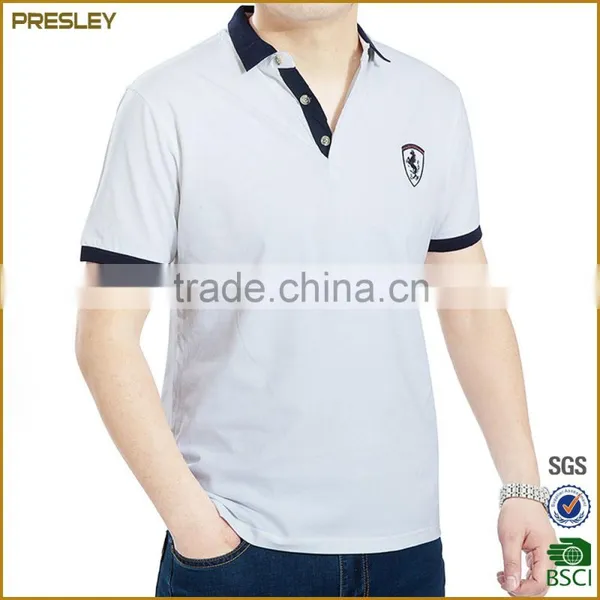Hot Sell Shirts Collar Polo Shirts With Woven Fabric Collar Shirts Collar photo-5