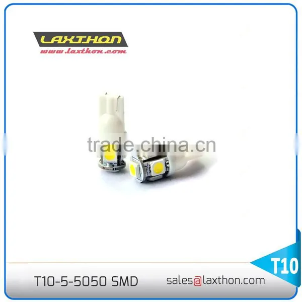 W5W 194 T10 5 Pcs SMD 5050 3 Chip Car Led Light photo-2