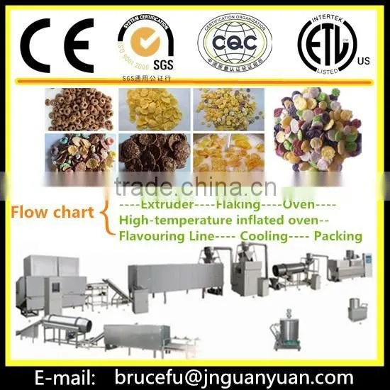 Automatic Stainless Steel Puff Corn Snack Food Extruder Machine