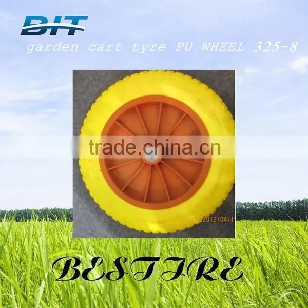 PU WHEEL 325-8 Tool Cart Tyre/wheelbarrow Tyre/ Wheel Barrow Tyre Tube/ Cart Tyre photo-2