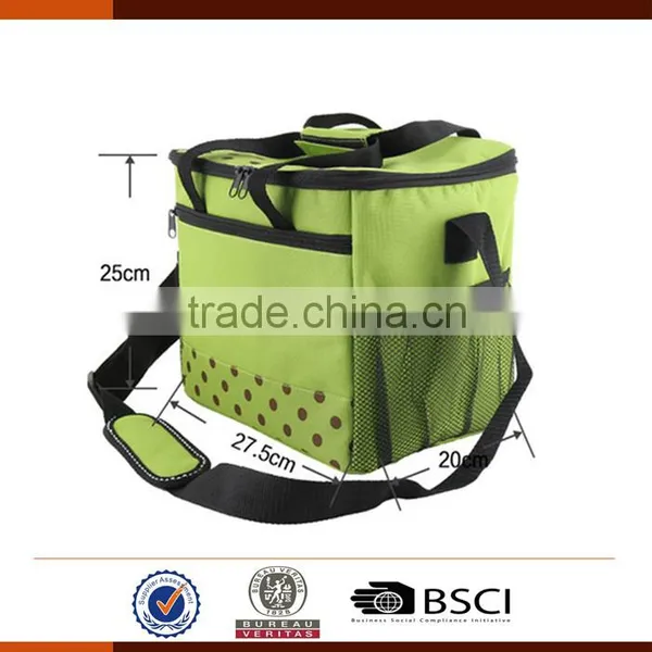 Insulated 600D Polyester PE Foam Cooler Bag Lunch Bag for Food photo-4