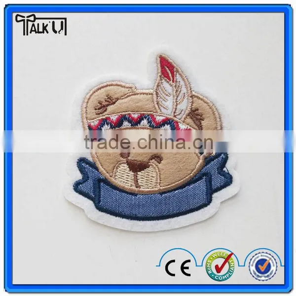 Wholesale Letter Embroidery Company Logo Patch, Beautiful Hand Sew on Embroidery Logo Patch photo-6