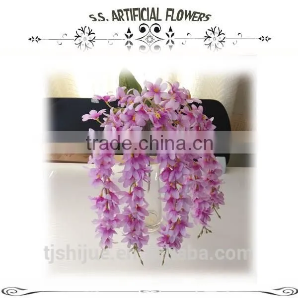 Factory Supply Artificial Cheap Silk Wisteria Floribunda photo-2