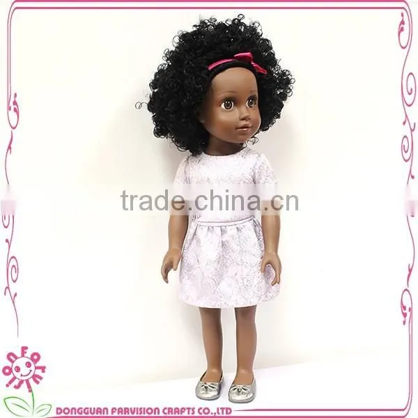 Fashion 18 Inch Vinyl Doll African American photo-6