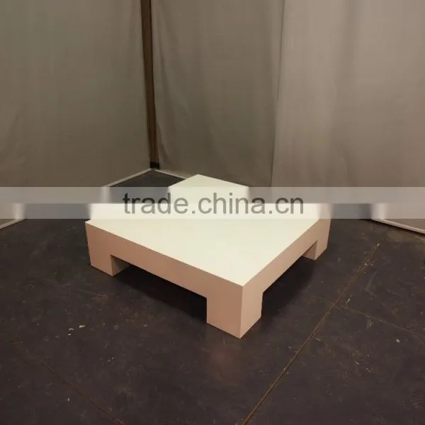 White Lacquer Coffee Table Living Room Furniture photo-4