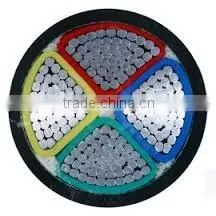 Al Conductor XLPE Insulated Steel Tape Armored PE Sheathed Power Cable-0.6/1kv photo-2
