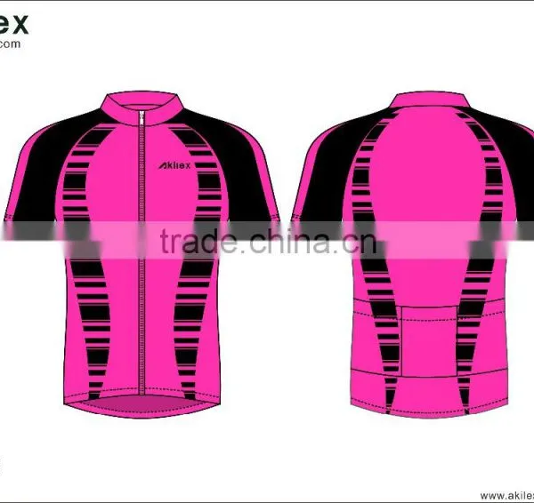 Short Sleeve Blank Wholesale Cycling Jersey photo-5