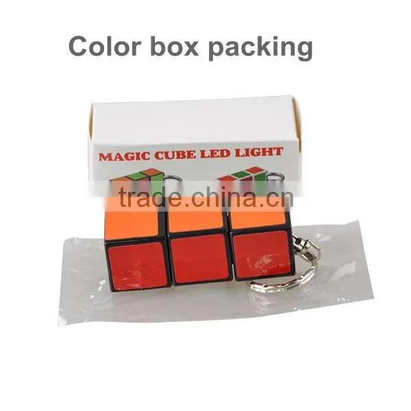 Magic Cube Led Flashlight Keychain photo-6