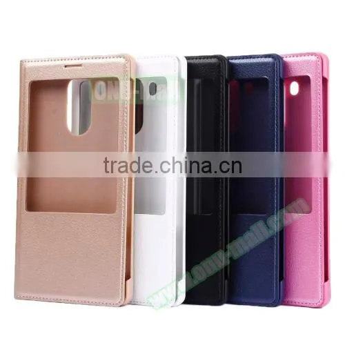 2016 New Products Leather Flip Case for Huawei Mate 8, Phone Cover Case With Call Display ID photo-5