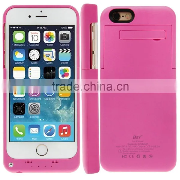 3200mAh External Rechargeable Backup Pack Battery Charger Case For IPhone 6 6s photo-3