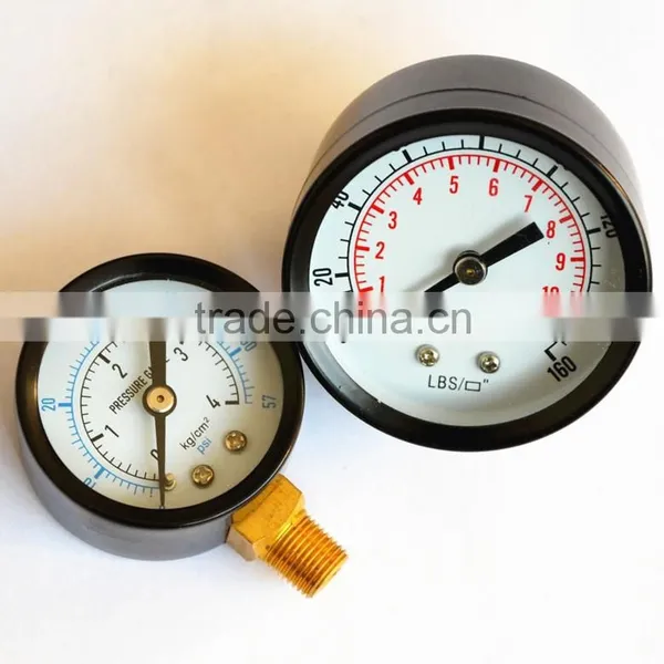 High Quality Water Pump Pressure Gauge Compressor Pressure Gauge From Ningbo Zend Factory photo-3