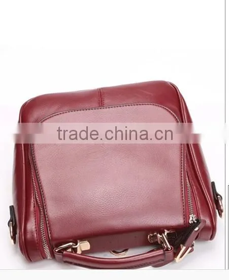 Hot New Products Top Grade Quality Multipurpose Ladies Genuine Leather Backpack photo-3