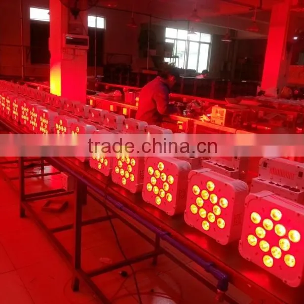 12*15w Quad Led Par Light 12*15w Rgbwa 5-in-1 High Power Led Flat Par Can Slim Par Led photo-3