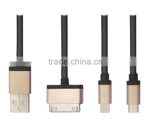 All in One Date/charge Cable for Sam Sung,micro USB,Iphone6 Data Cable photo-5