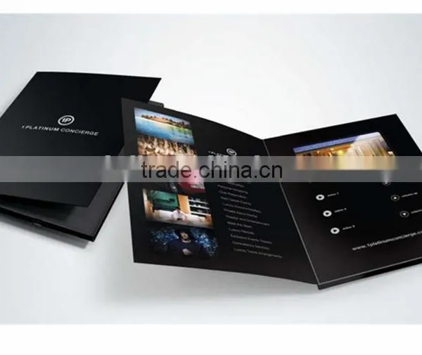 LCD Screen Video Brochure Custom Printing Video Book photo-2