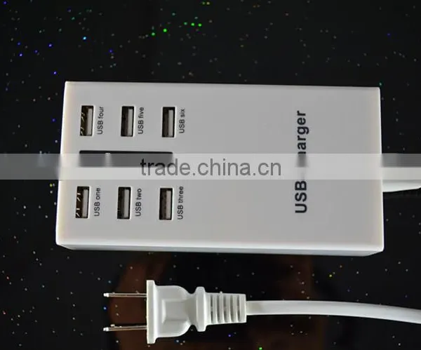 Hot Sale Portable 6 Ports Usb Charger With 40w photo-3